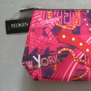 Redken pink pouch/makeup bag